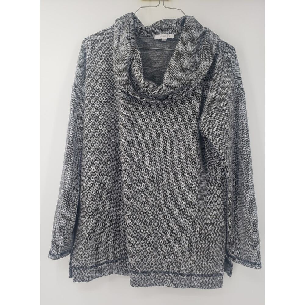 T BY TALBOTS Cowl Neck Sweater Womens Size Large L Cotton Blend